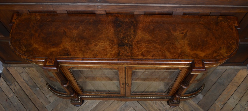 Victorian Walnut Credenza View XVI