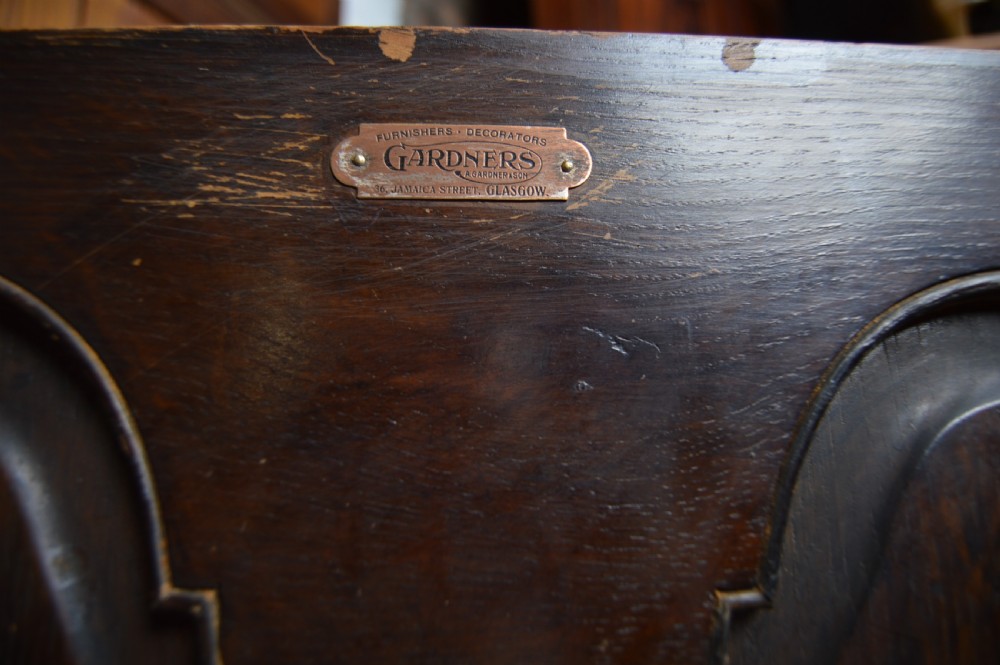 Edwardian Scottish Oak Hall Stand/Robe View V