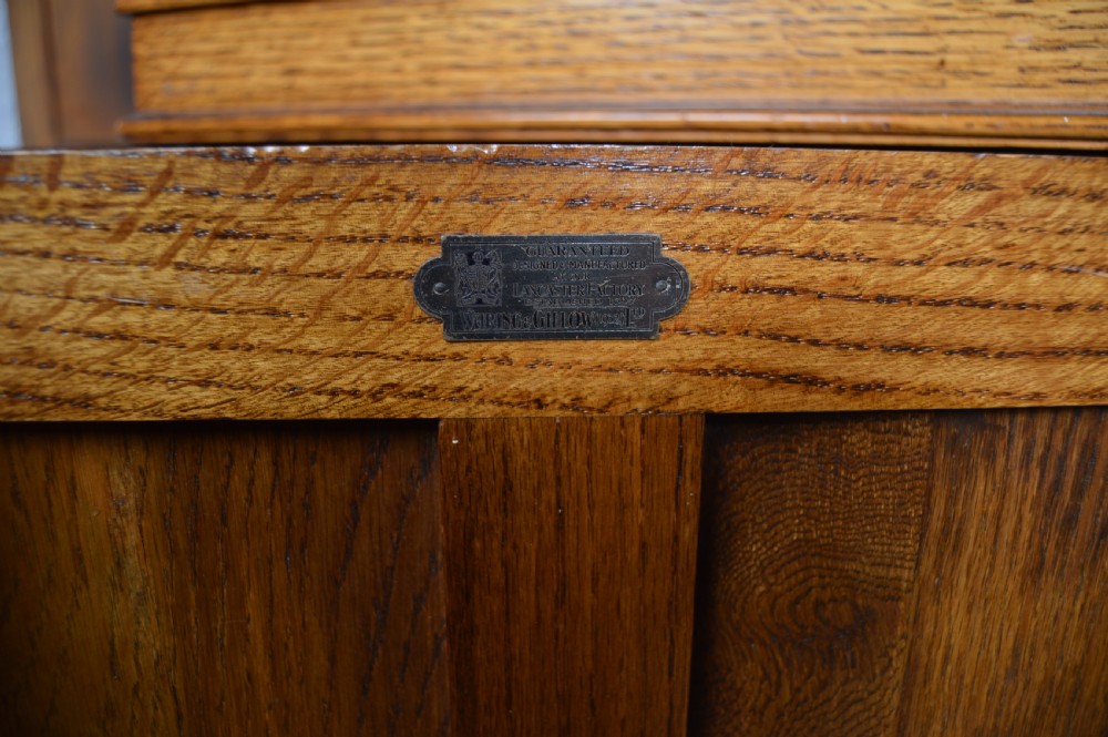 Waring and Gillow Oak Wardrobe View VIII