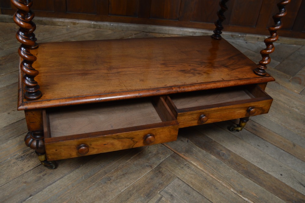 Victorian 3 Tier Walnut Whatnot View VII