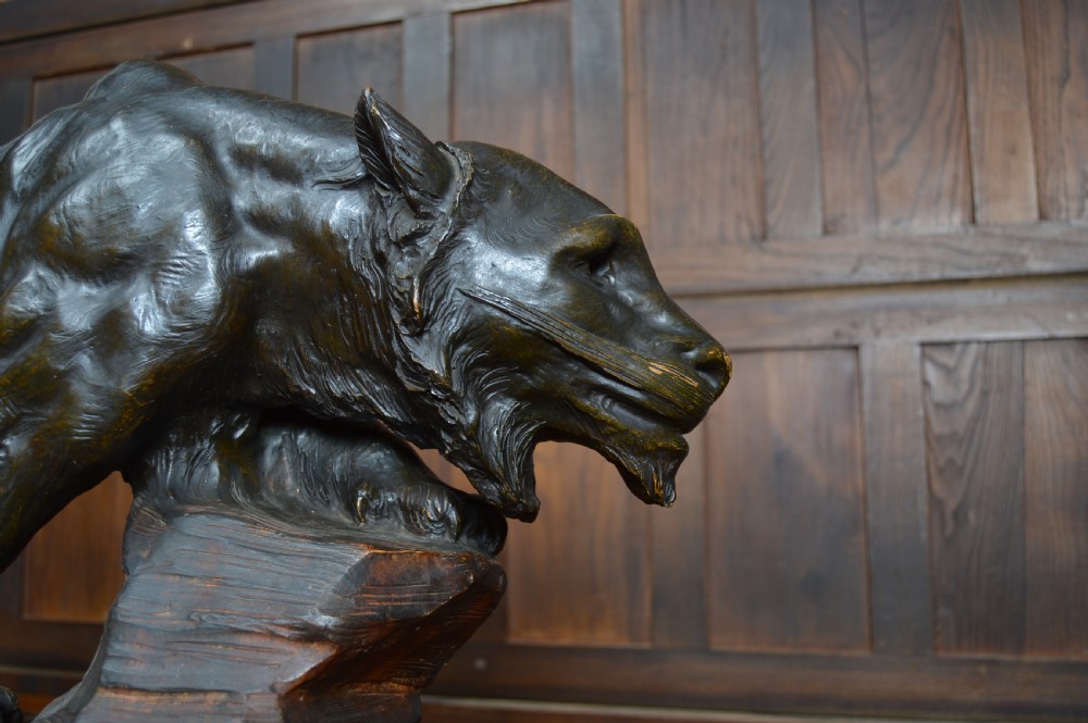 Richard Aurili Terracotta Sculpture FELINE LENONESSA  View VII