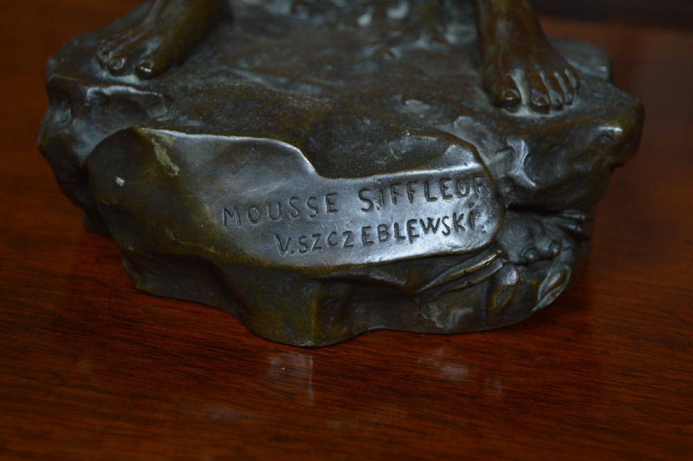 V Szczeblewski Bronze Whistling Boy View IV