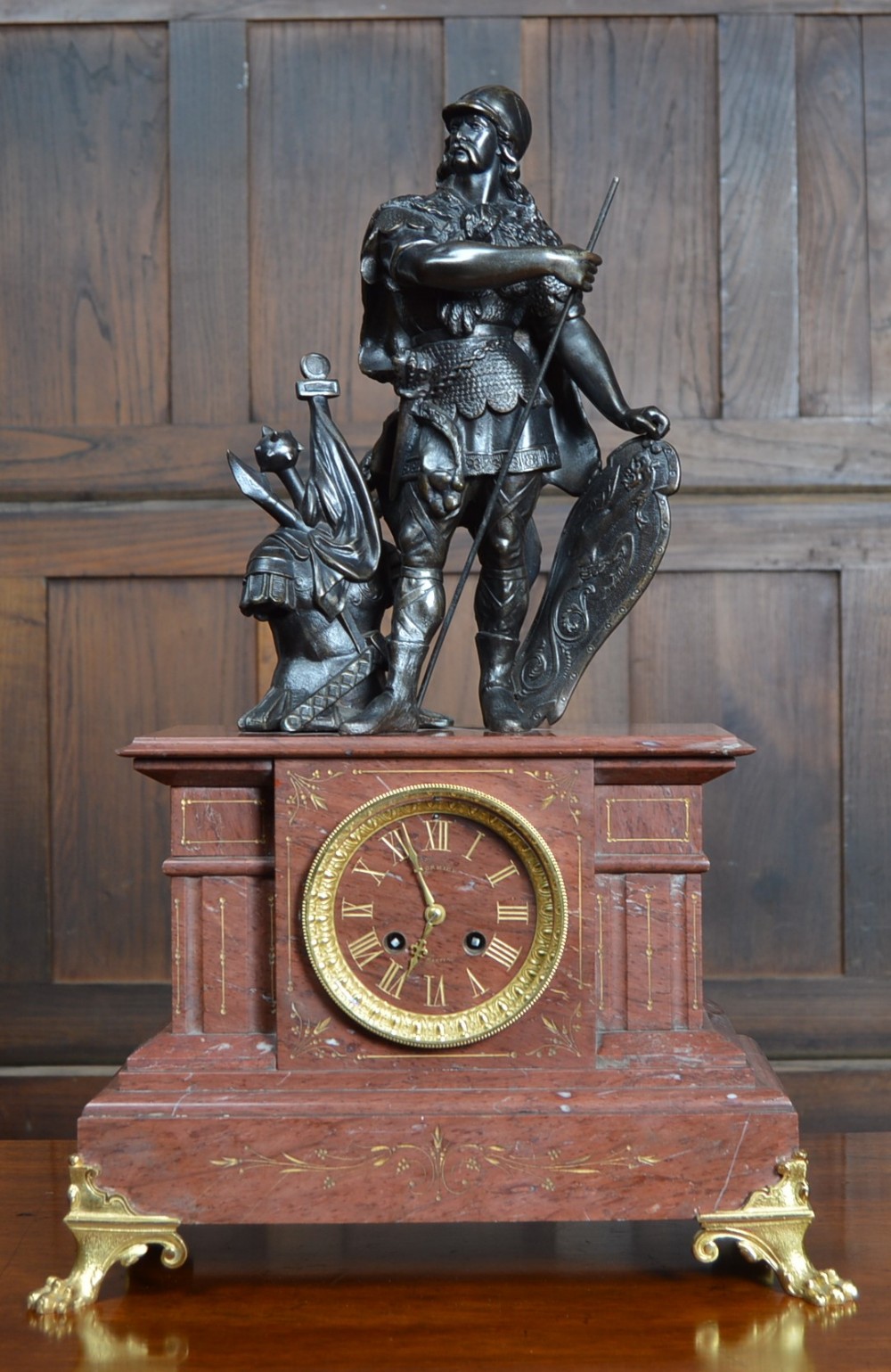 French Marble Mantle Clock