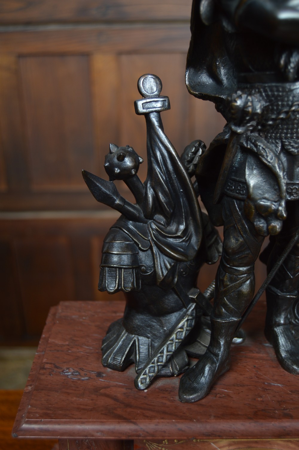 French Marble Mantle Clock View IX