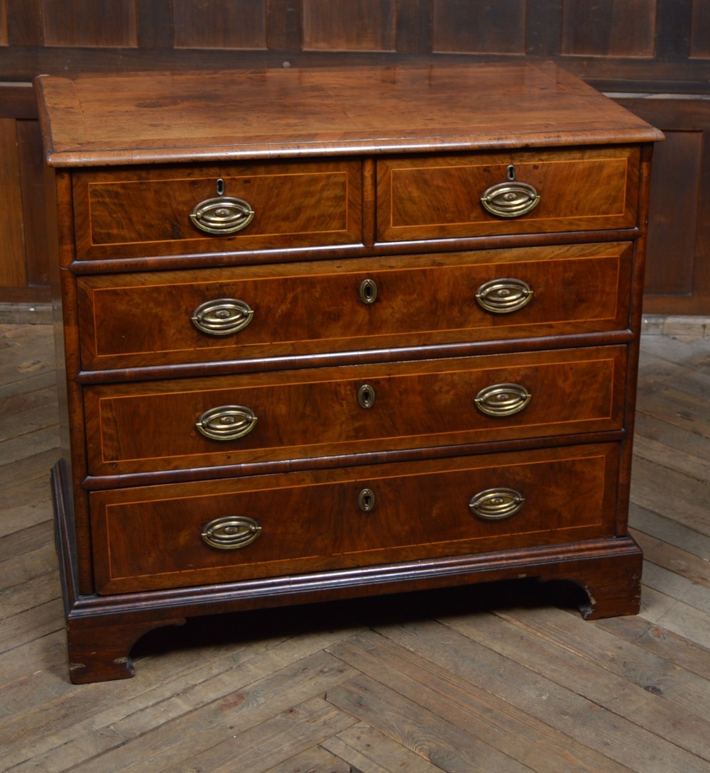 Georgian Walnut Chest of Drawers
