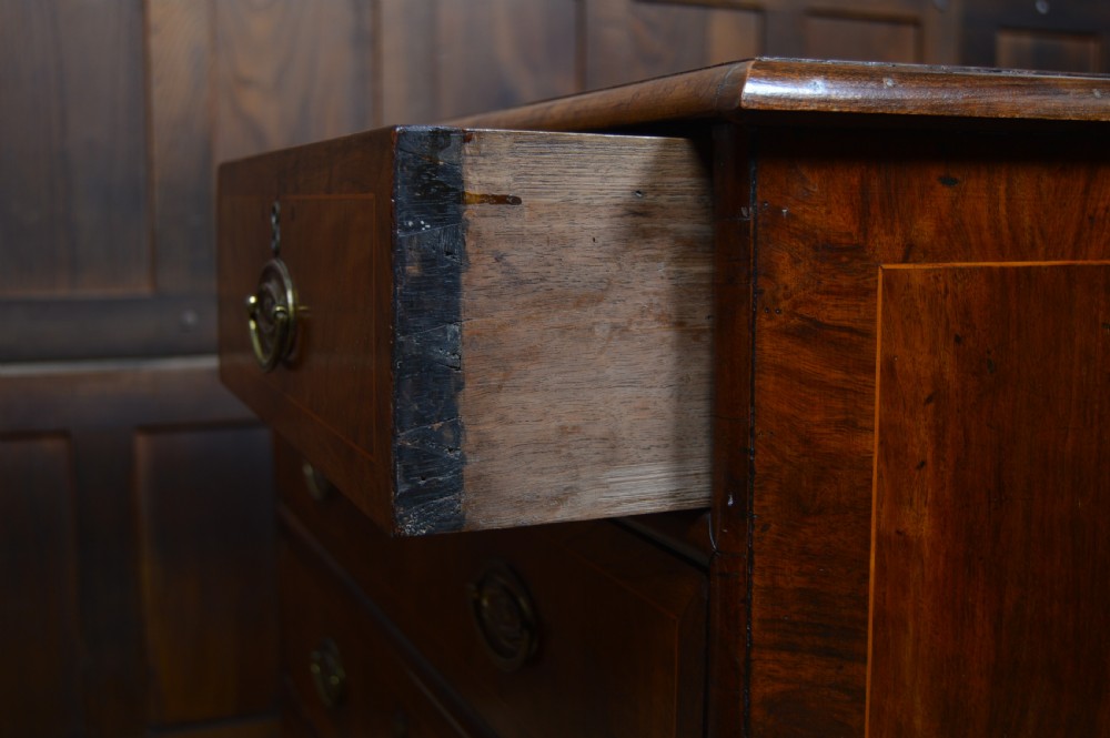 Georgian Walnut Chest of Drawers View V