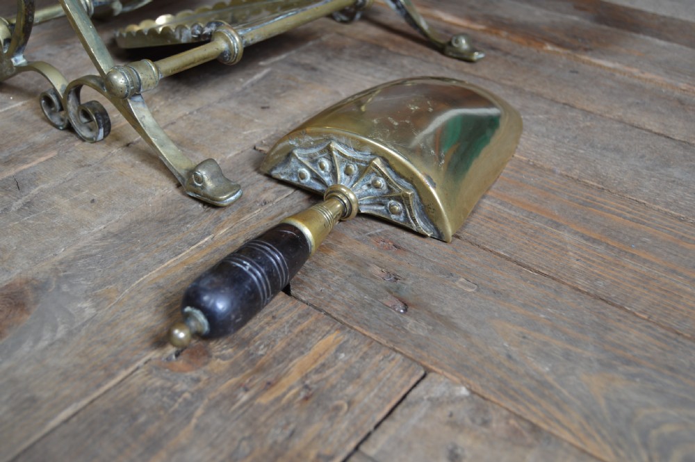 Edwardian Swing Brass Coal Bucket View IV
