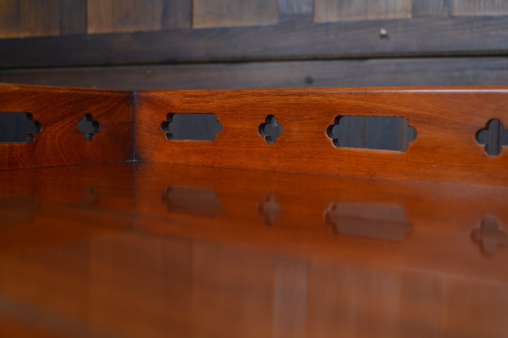 Victorian Mahogany Leaf Holder/ Whatnot View VI