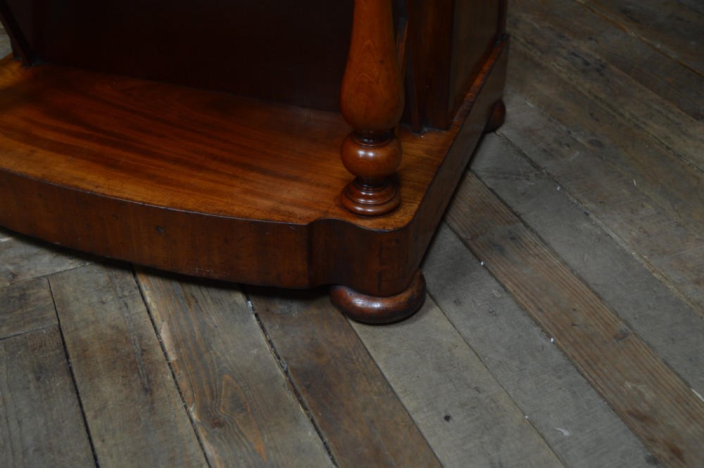 Victorian Mahogany Leaf Holder/ Whatnot View XII
