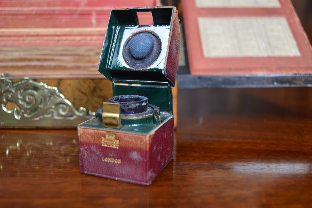 Victorian Burr Walnut and Brass Stationery Box View XXI