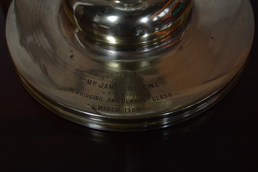 Edwardian Brass Oil/ Paraffin Lamp View V
