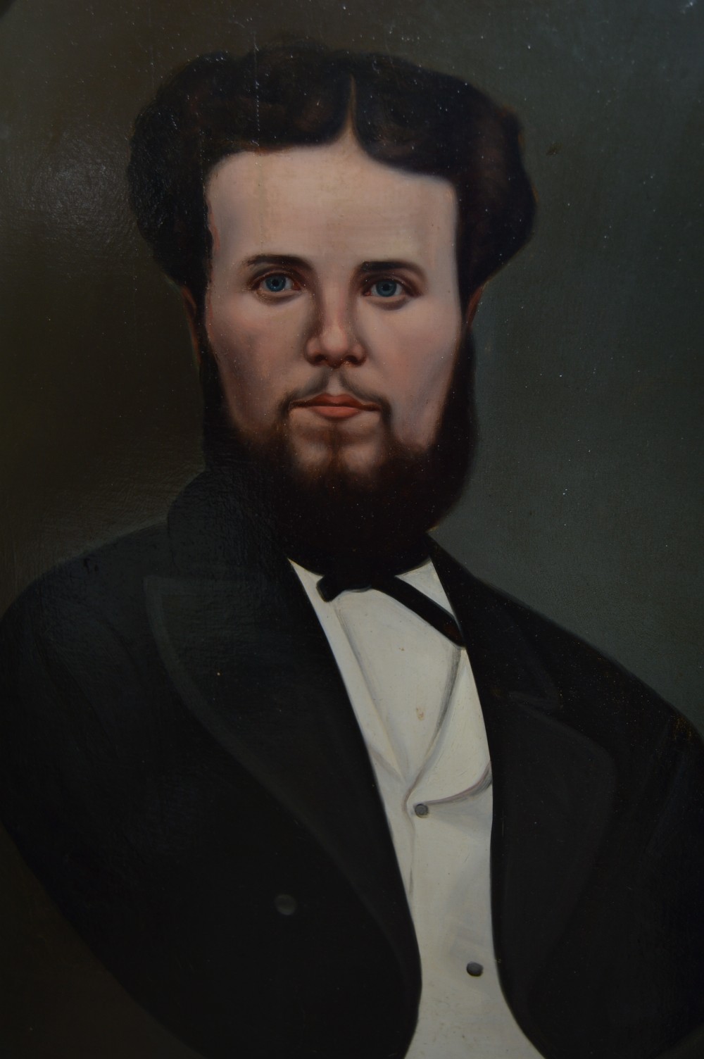 British school Pair of Oil Portraits View V