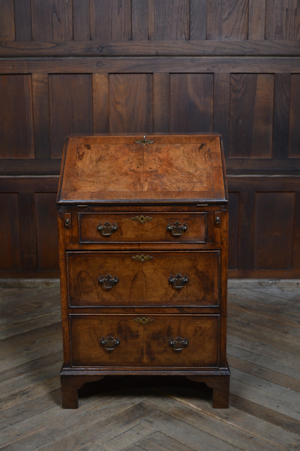 Edwardian Walnut Writing Bureau View II