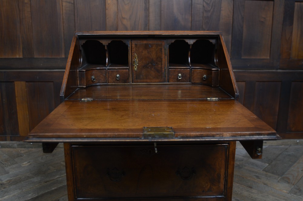 Edwardian Walnut Writing Bureau View VII