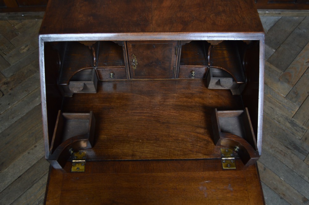 Edwardian Walnut Writing Bureau View IX