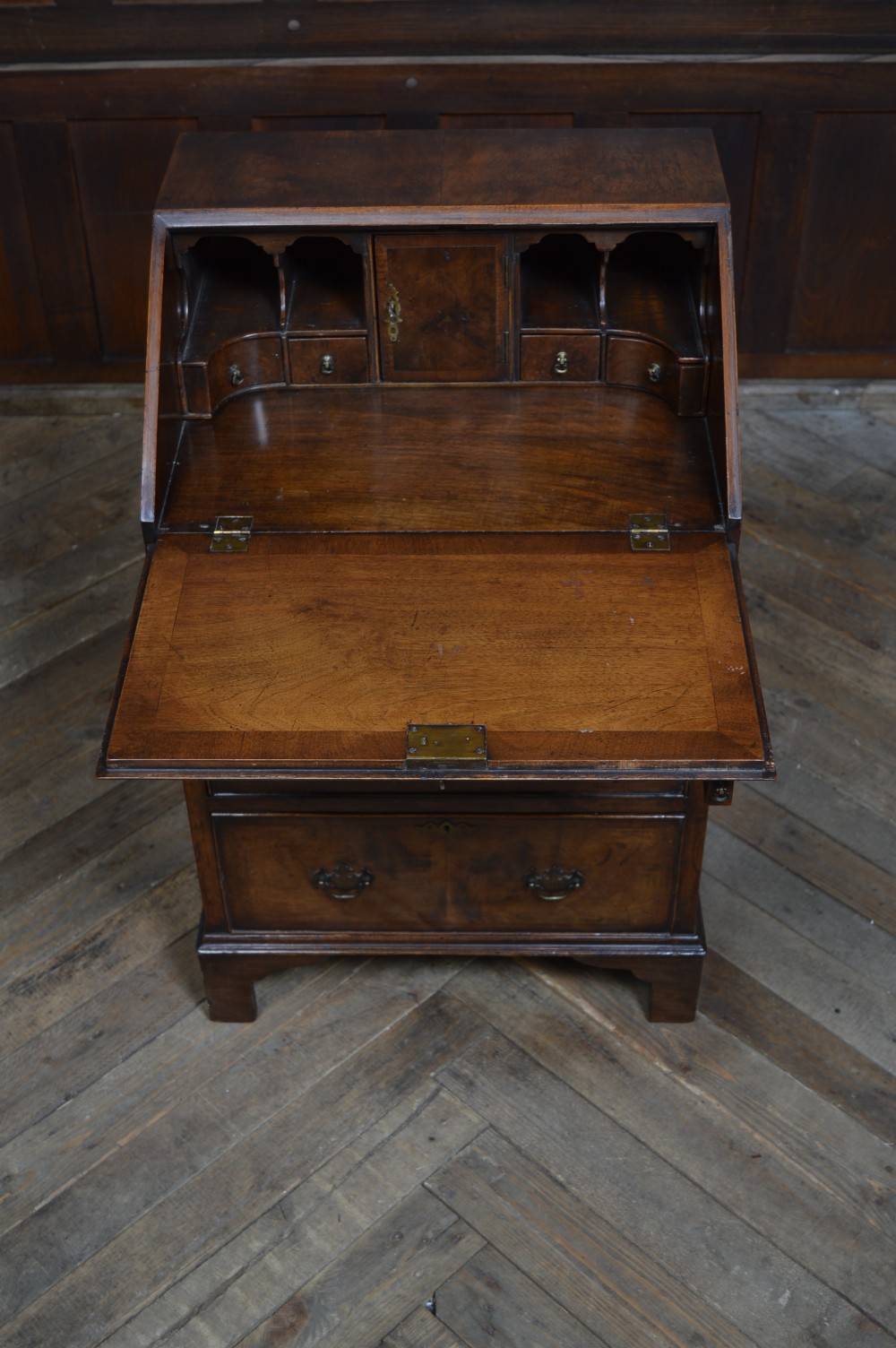 Edwardian Walnut Writing Bureau View XIII