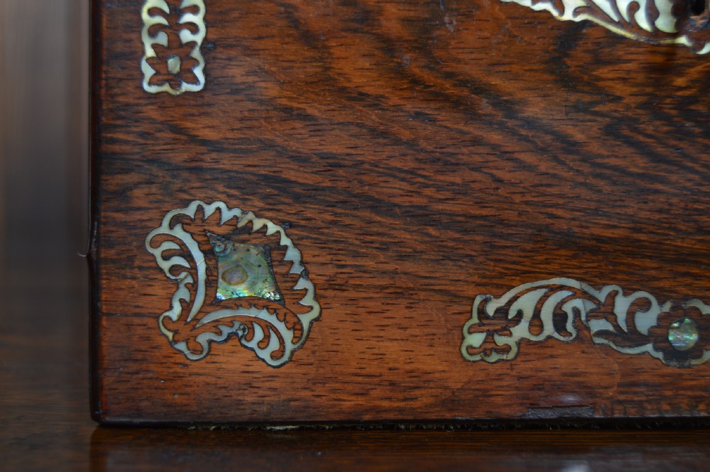 Victorian Rosewood Jewellery Box View V