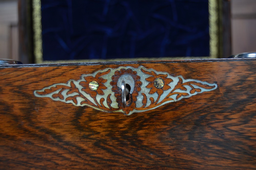 Victorian Rosewood Jewellery Box View VI