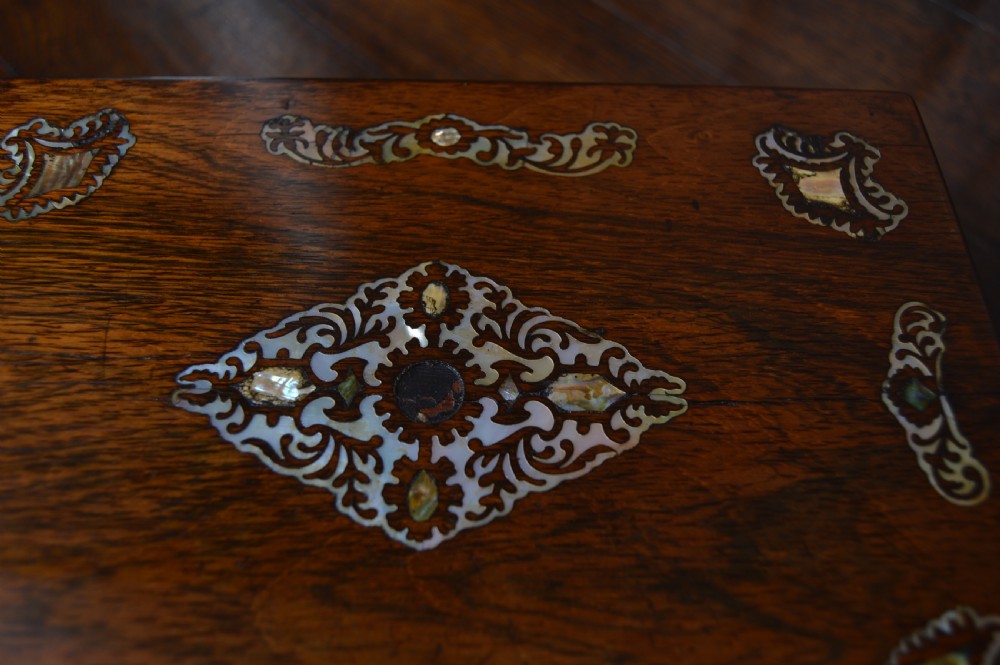 Victorian Rosewood Jewellery Box View XXV