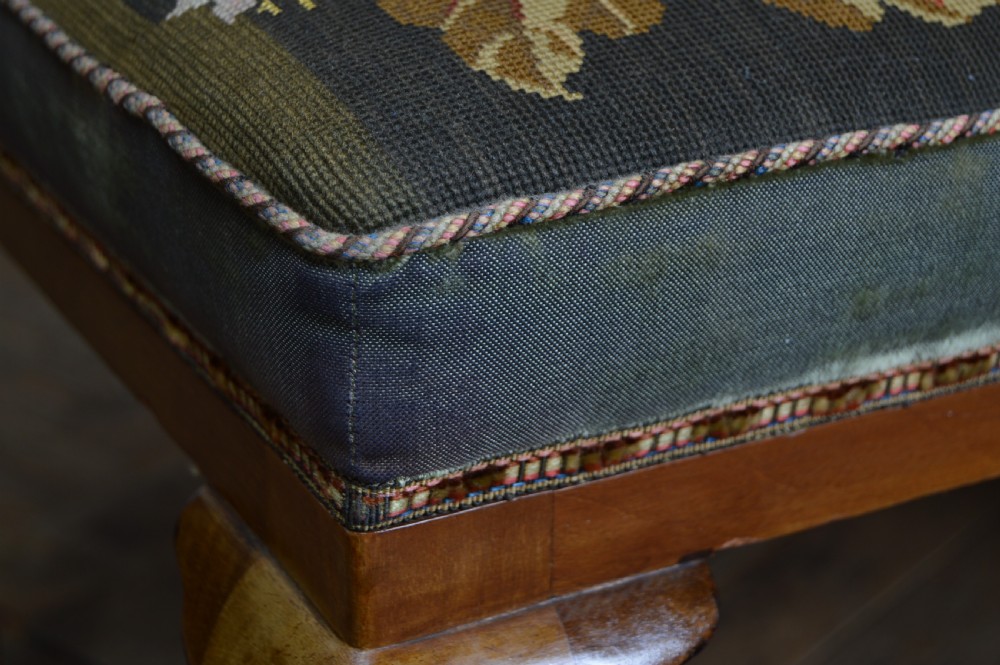 Edwardian Floral Stool View V