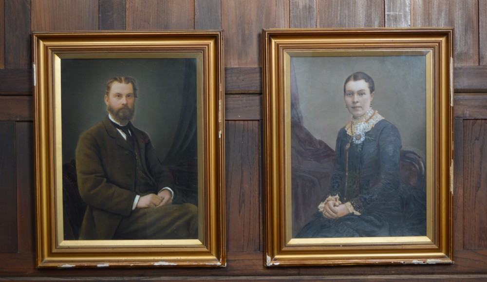 Pair of British School Portraits