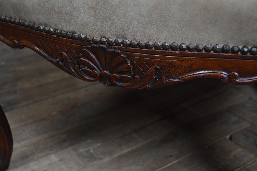Pair of Victorian French Walnut Armchairs View XI
