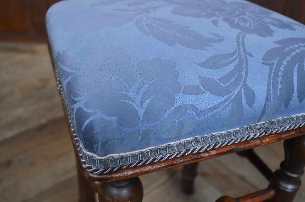 Victorian Brooks Mahogany Dressing Table Stool View III