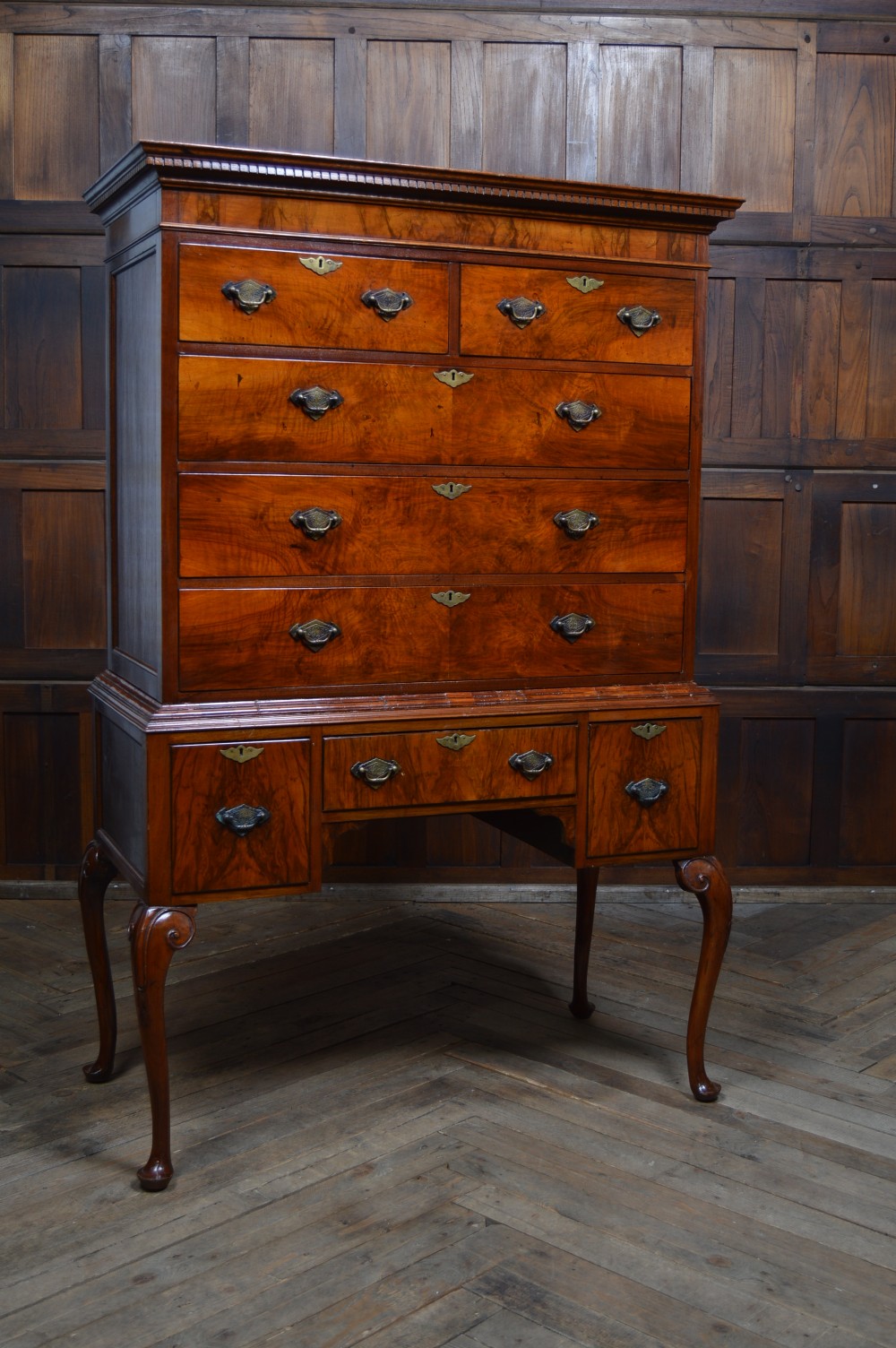 Walnut Chest on Stand