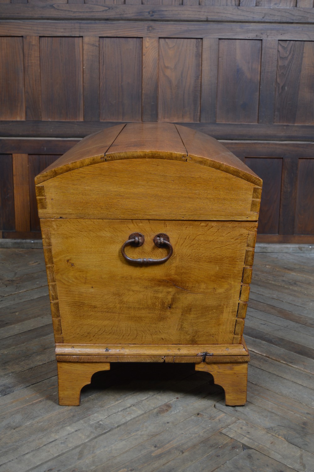 Victorian Dome Top Oak Storage / Blanket Box View XVIII