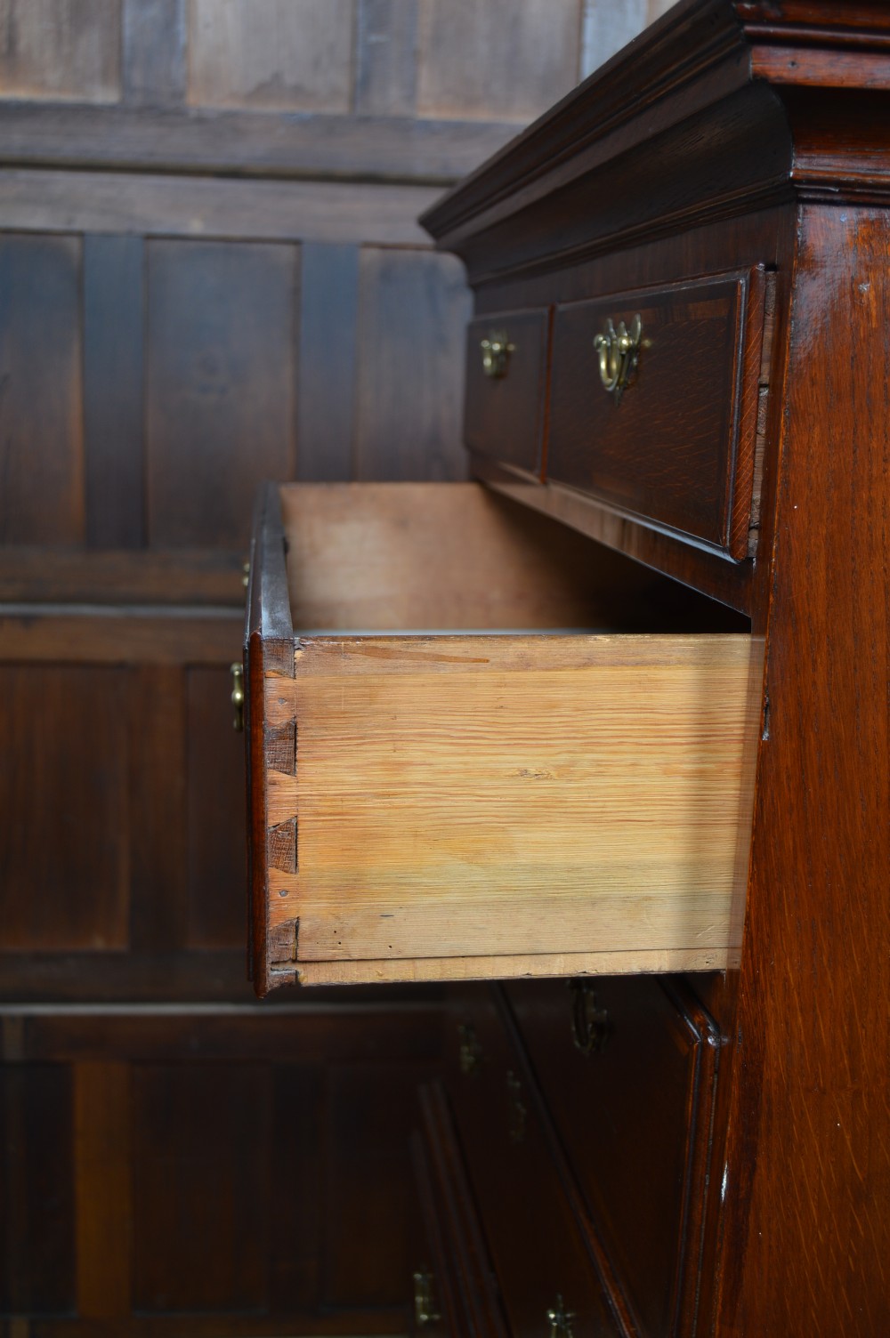 Georgian Oak Chest on Chest View VIII