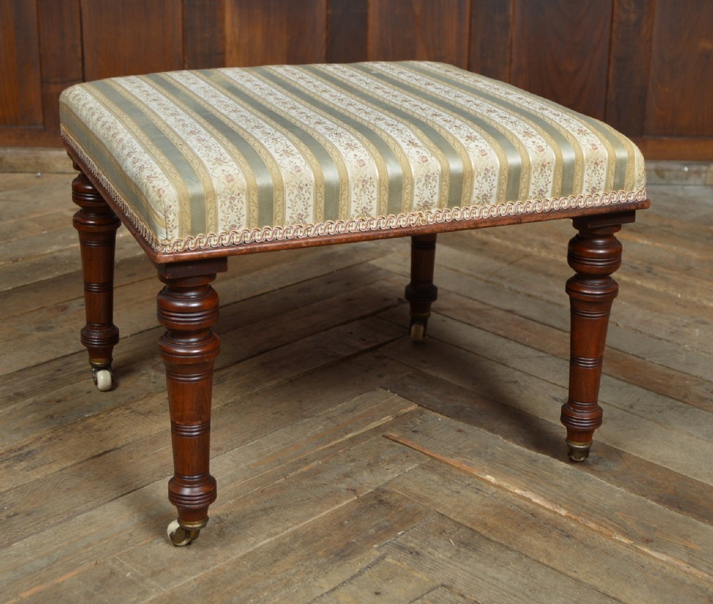 Victorian Mahogany Central Stool