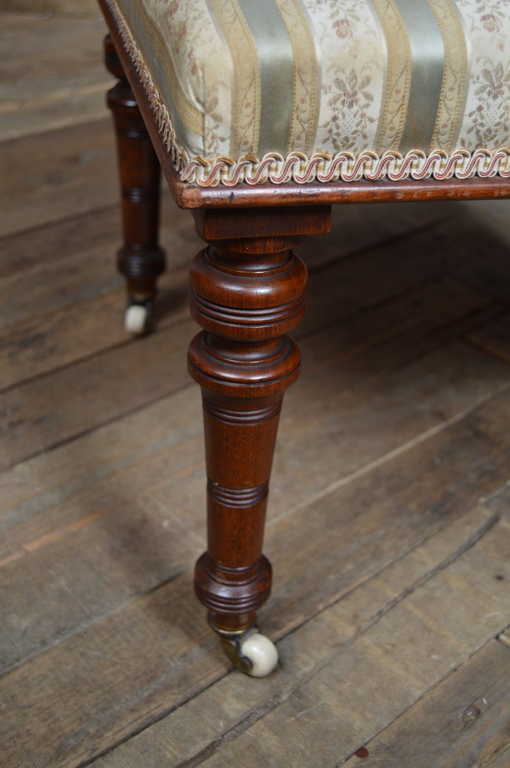 Victorian Mahogany Central Stool View V