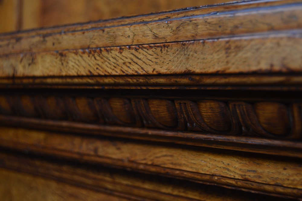 Victorian Pollard Oak Bookcase View VIII