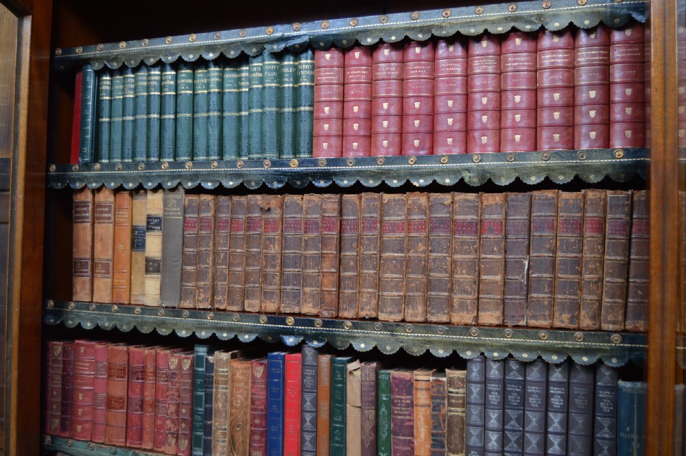 Victorian Pollard Oak Bookcase View XIII