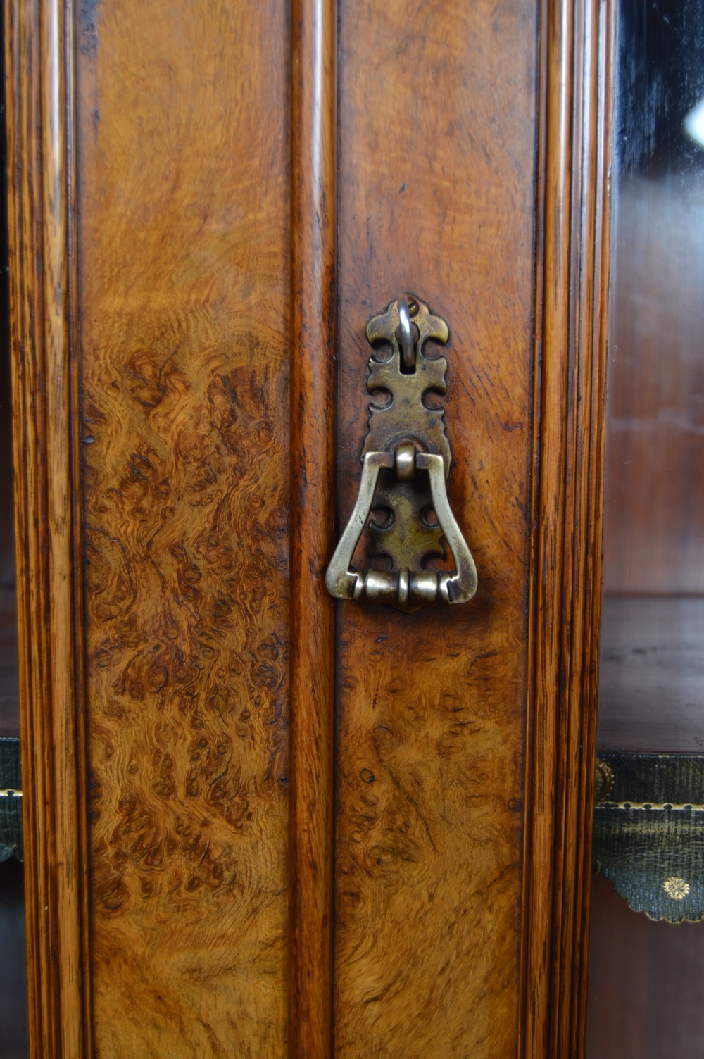 Victorian Pollard Oak Bookcase View XX