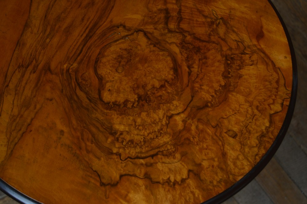 Victorian Irish Walnut Wine Table View VI