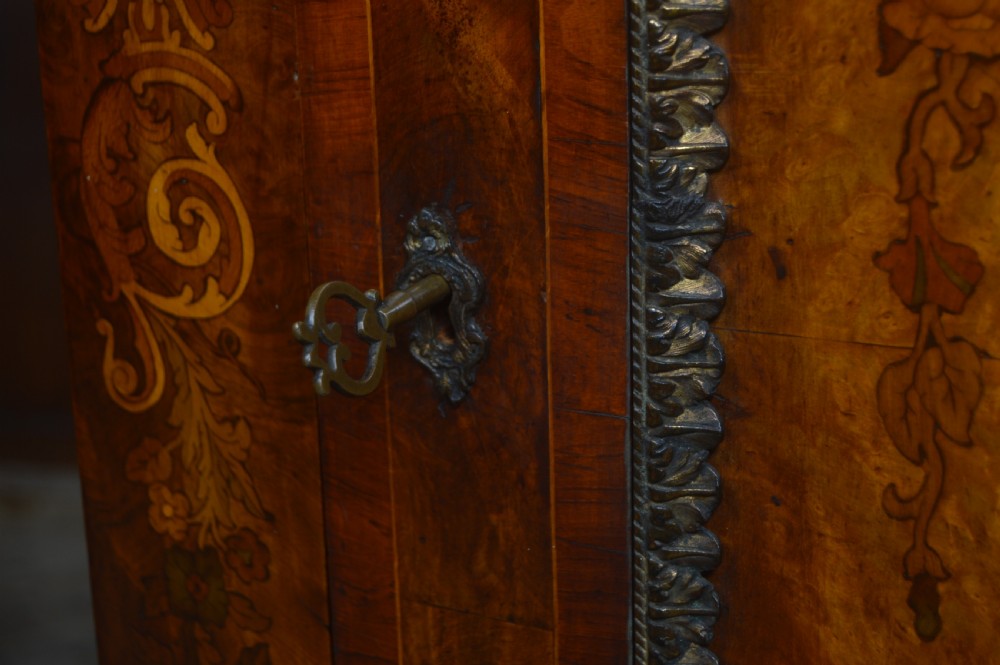 Pair of Victorian Walnut Pier Cabinets View VIII