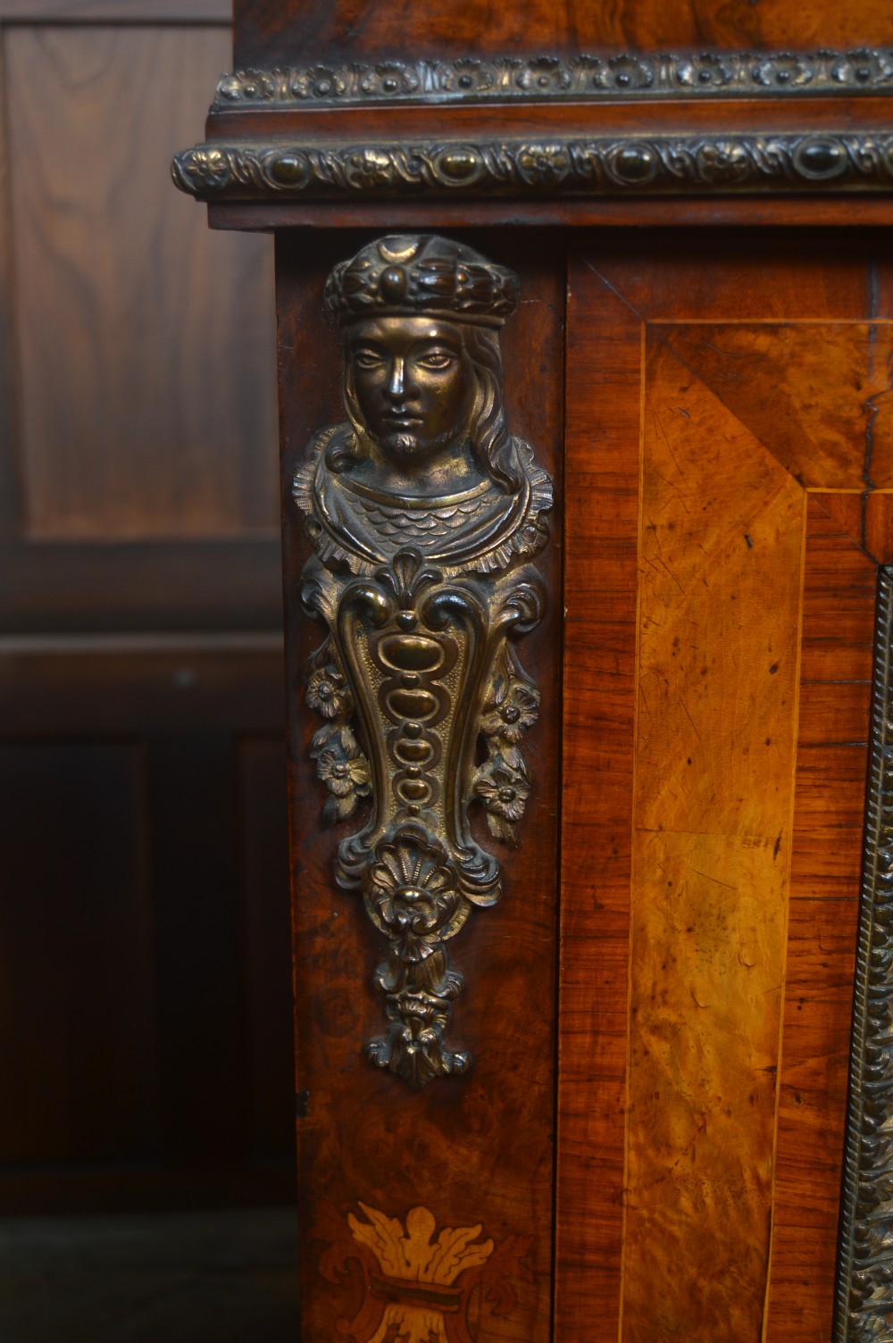 Pair of Victorian Walnut Pier Cabinets View XVI
