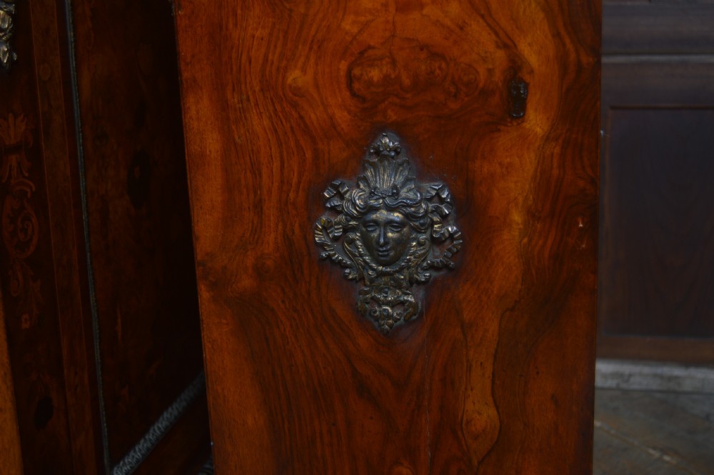 Pair of Victorian Walnut Pier Cabinets View XVII