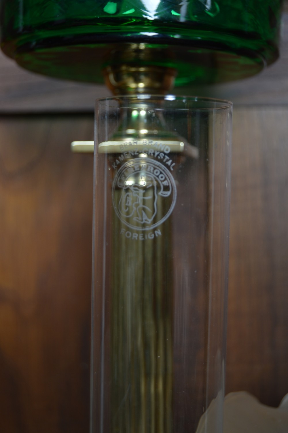 Victorian Brass Oil /Paraffin Lamp View VII