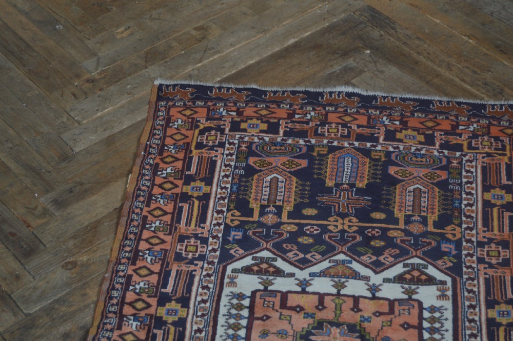 Vintage Ghochan Hand Woven Woollen Rug View IV