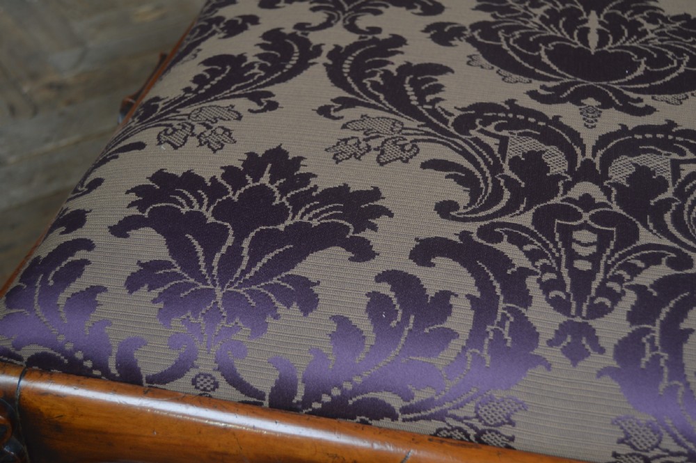 Victorian Walnut Central Stool View VIII