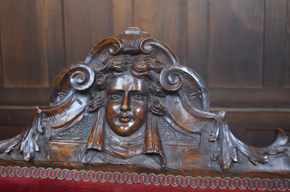 Victorian Savonarola Fruit Wood Chair View IV