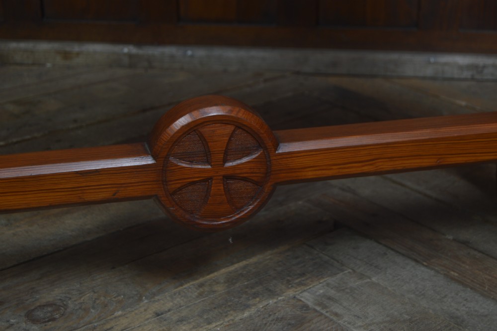 Pine Gothic/ Church Hall Table View III