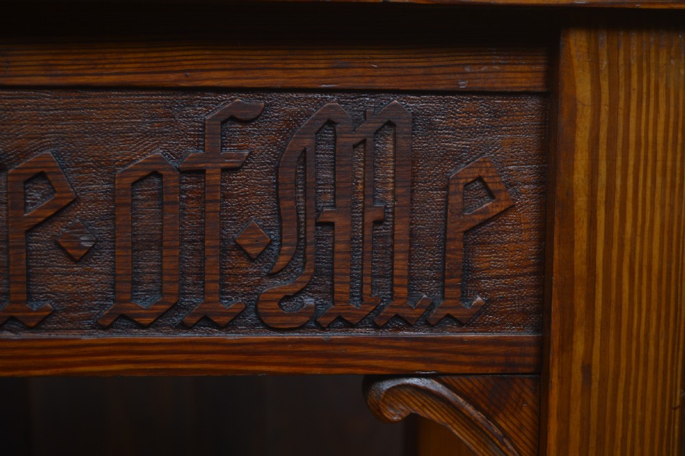 Pine Gothic/ Church Hall Table View VII