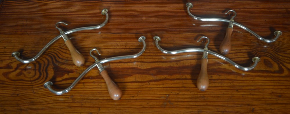 Set of 4 Edwardian Barristers Hangers