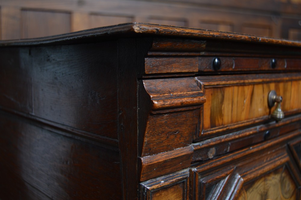 Carolean Style Oak Chest of Drawers View VII
