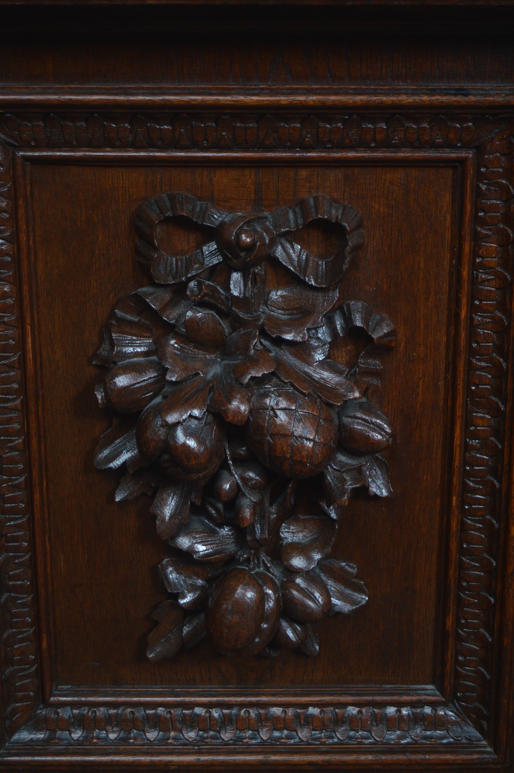 Continental Oak Mirror Back Sideboard View IV