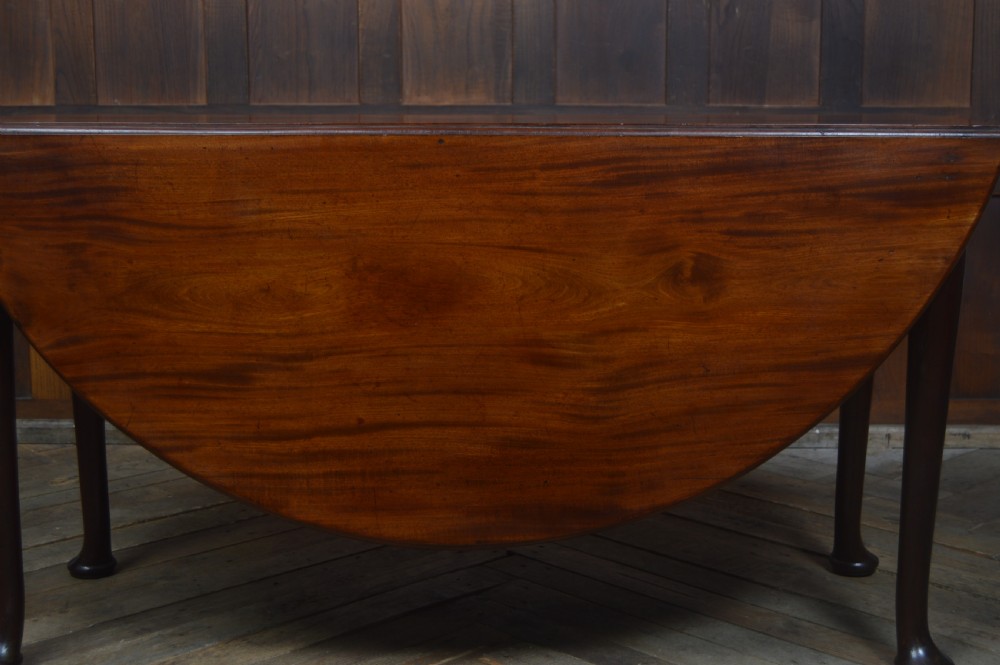 Georgian Mahogany Drop Leaf Table View IX