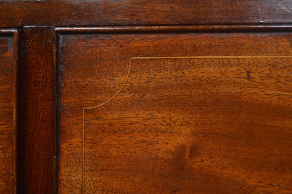 Georgian Mahogany Bow Front Chest of Drawers View IV